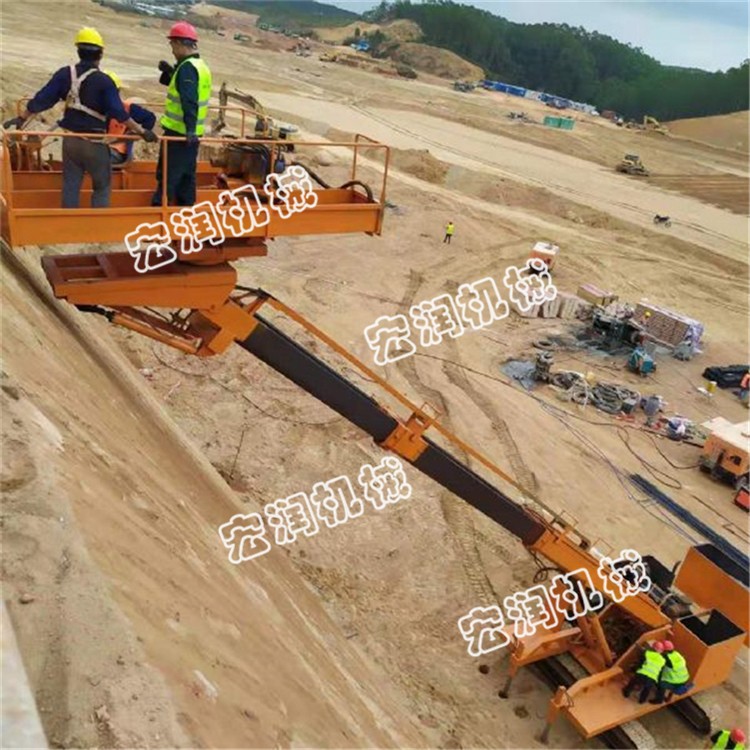 建筑工程專用護坡錨固鉆機，高邊坡鉆機