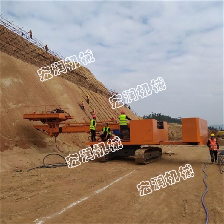 山體護坡鉆孔機，全液壓錨固鉆機現(xiàn)貨出售